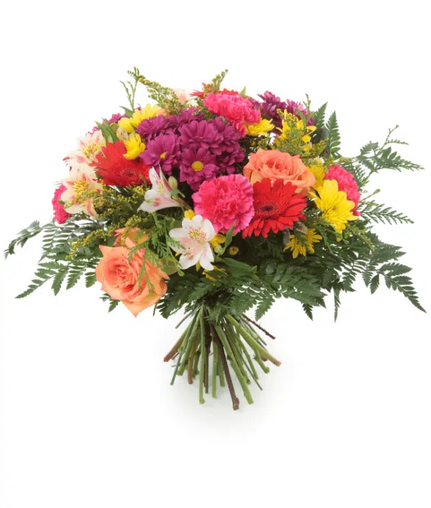 Colorful Mixed Flowers Hand Bouquet