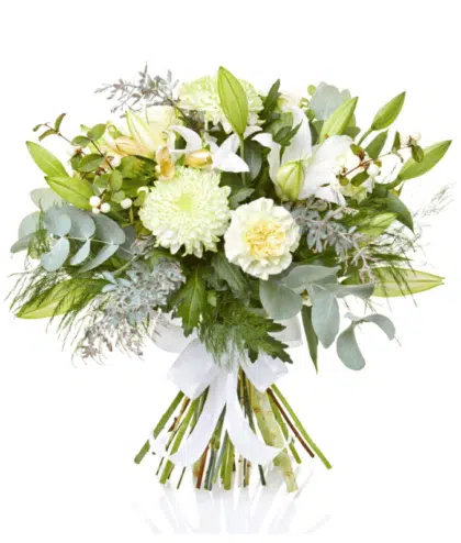 Ethereal and Romantic White Bouquet