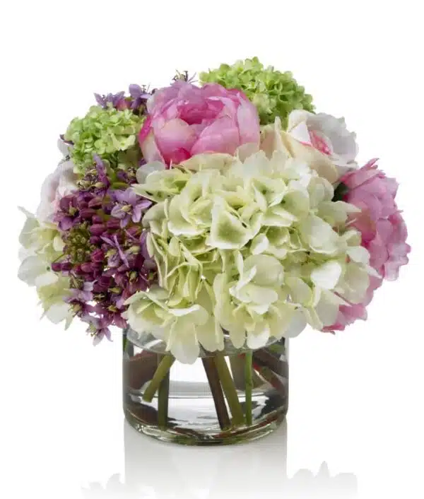 Mixed Pink and White Spring Garden Bouquet