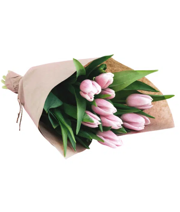 Pink Tulips Hand Bouquet